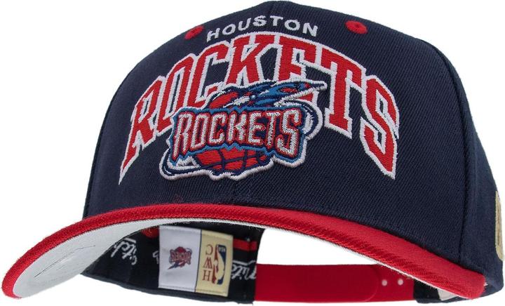 Produktbild Mitchell & Ness M&N Stretch Snapback Classic Red Cap - Houston Rockets (One Size)