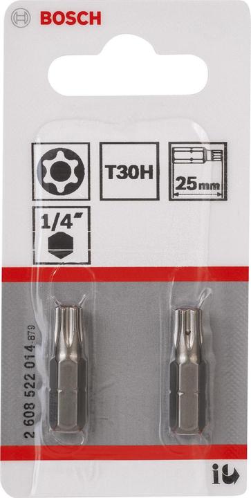Productafbeelding Bosch Professional Zubehör Torx bit TR 30 Toebehoren ext (Zeshoek met plus minus)