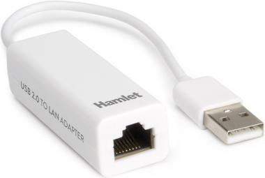 Hamlet USB 2.0 to Lan adapter transfer speed up to 10/100 Mbps (Ethernet, USB)
