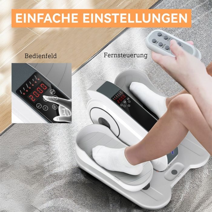 Image du produit Swisshandel24 Mini-Ellipsentrainer Untertisch Mini Crosstrainer für zuhause mit LCD-Monitor