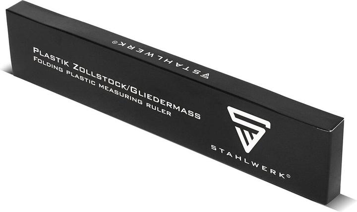 Actual product image Stahlwerk Folding rule 3 meter precise plastic folding rule metric digits