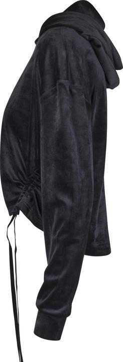 Image du produit Urban Classics Ladies Short Velvet Gathered Hoody (S)