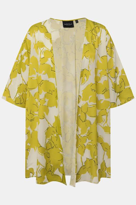 Actual product image Ulla Popken Floral Burnout Jacket (54)