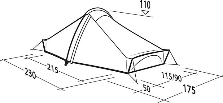 Produktbild Robens Starlight 2 Exp (Kuppelzelt, 2.50 kg, 2 Personen)