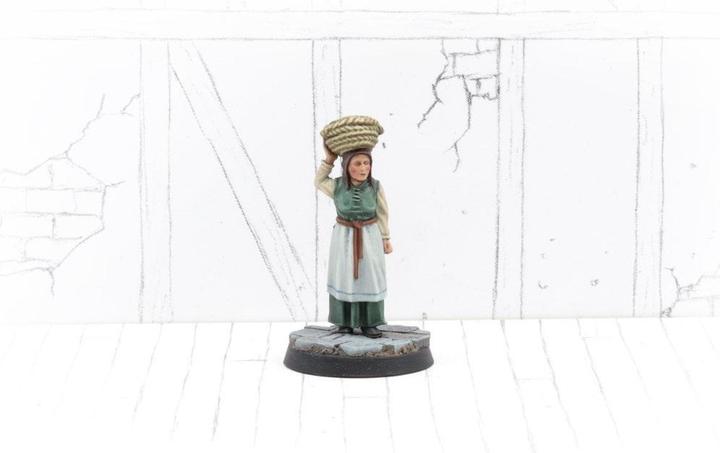 Produktbild Tabletop-Art Townsfolk Miniatures - Maid With Basket (Kunststoff)