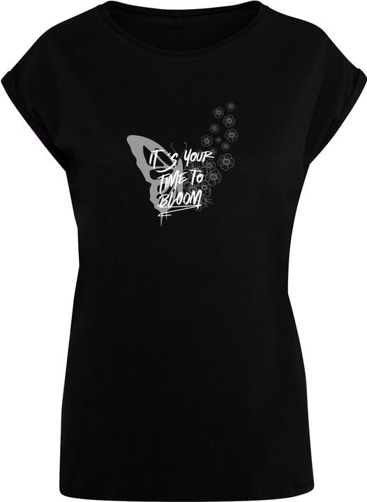 Produktbild Merchcode Ladies Its Your Time To Bloom Extended Shoulder Tee - 112545 (S)