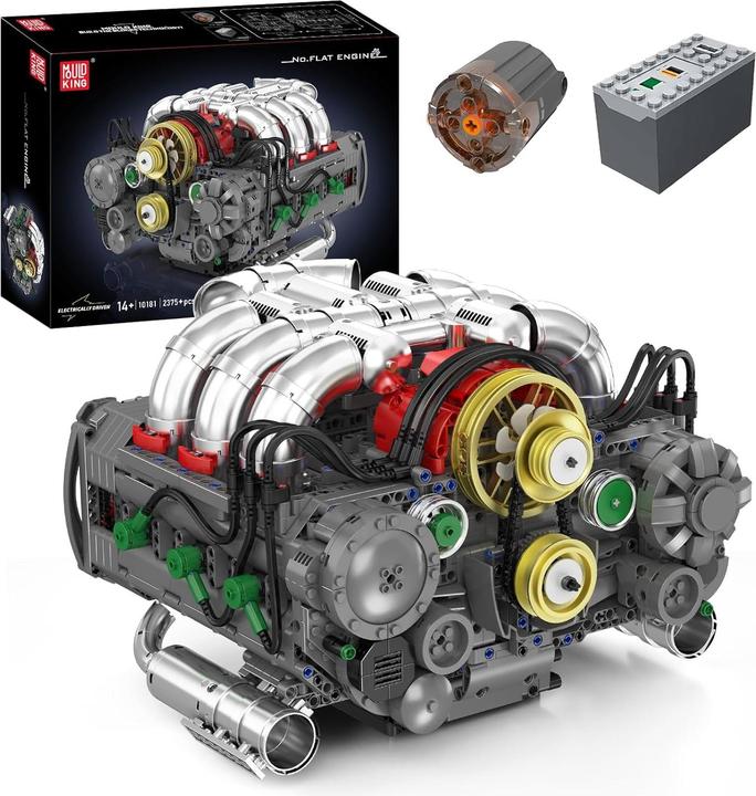 Actual product image Mould King Flat Engine Motor