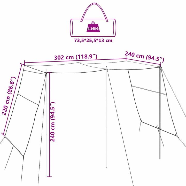 Produktbild VidaXL Camping Tarp (Tarp, 4 kg)