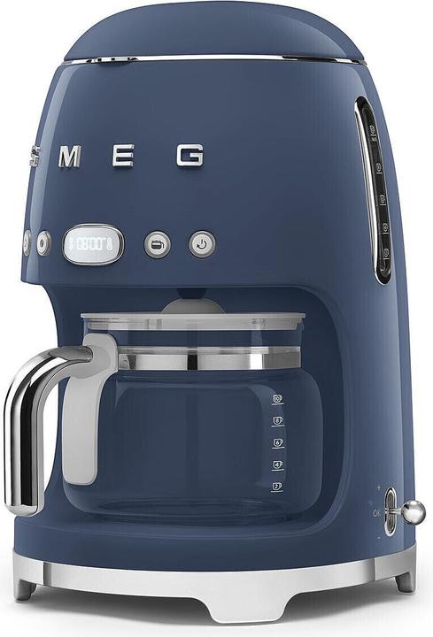 Image du produit Smeg Filterkaffeemaschine DCF02NBEU, Karaffe 12 Tassen, 1050W, Navy Blue