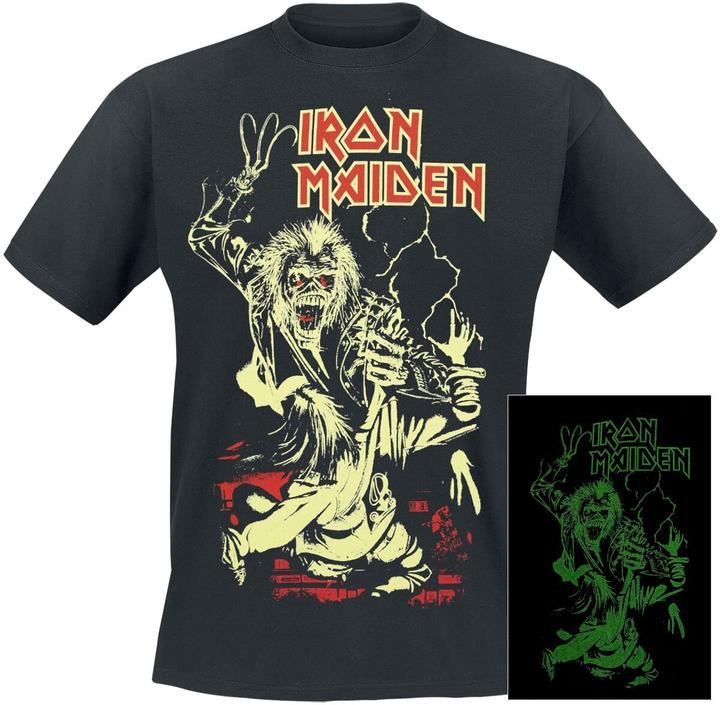 Produktbild Iron Maiden Fire Ring - Glow In The Dark (S)