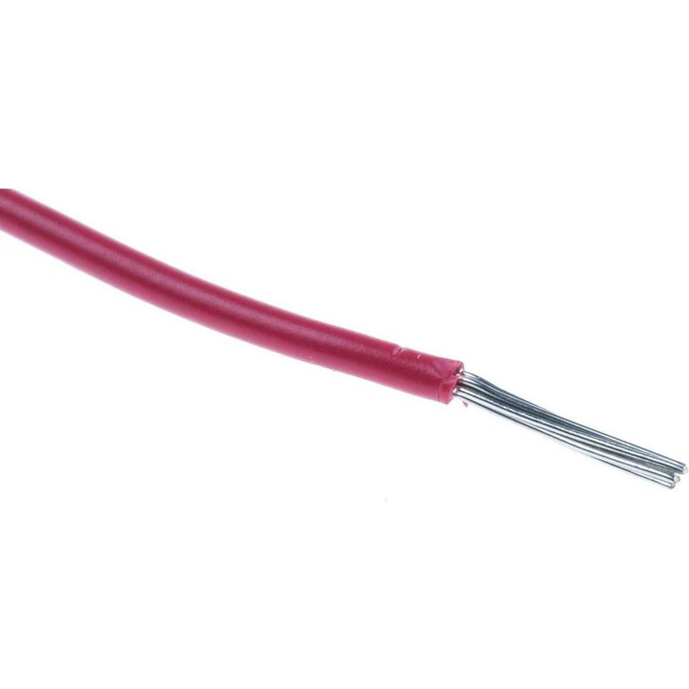 RS PRO, Tubo + Canalina per cavi, WIRE KY30-05 RED 250m (250 m)