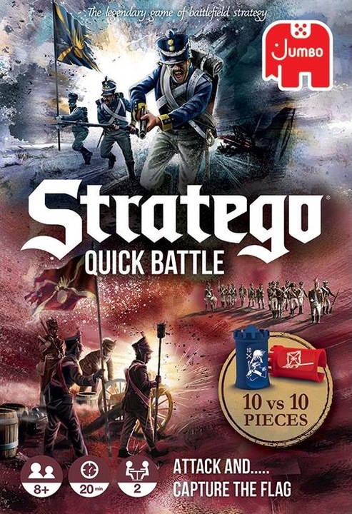 Produktbild Jumbo Stratego Quick Battle (Französisch, Deutsch, Italienisch, Englisch, Niederländisch)