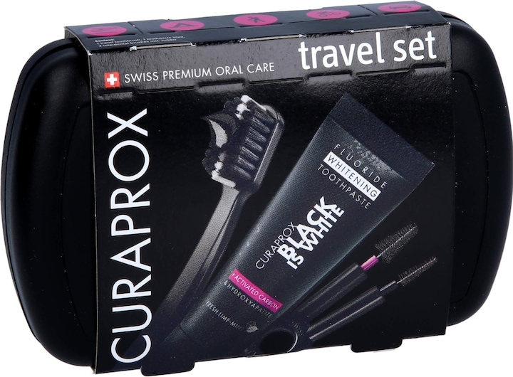 Immagine prodotto Curaprox Travel Set Black is White (Morbido, 1 x)