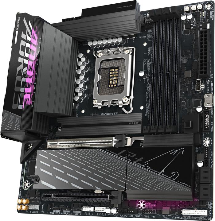 Productafbeelding Gigabyte B860M AORUS ELITE WIFI6E (LGA 1851, Intel B860, mATX)