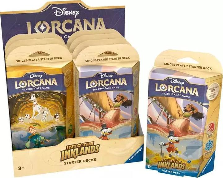 Actual product image Disney Lorcana Trading Card Game: Set 3 - Starter Deck A (English) (English, Booster Pack)