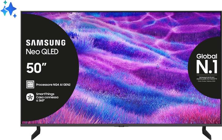 Produktbild Samsung 50" 4K QLED serie QN80 (QE50QN80FAUXZT) (50", QN80F, 4K, 2025)
