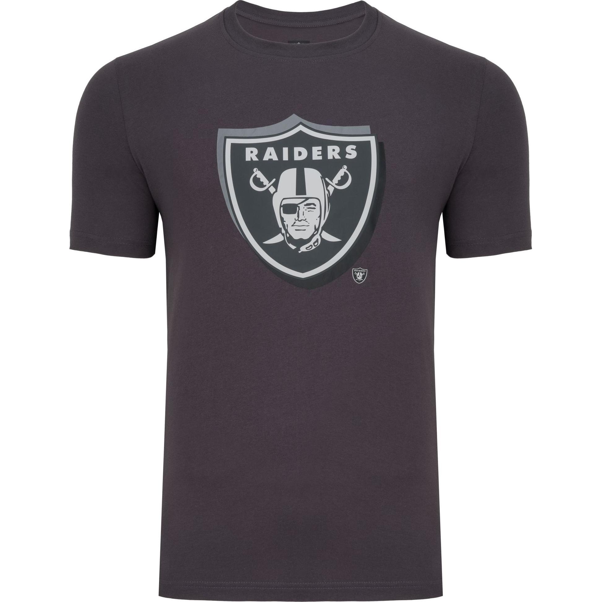 Thumbnail - New Era, Herren, Shirt, Shirt - NFL DRAFT Las Vegas Raiders graphite - 3XL, Grau, (3XL)