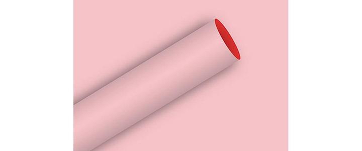 Actual product image Braun + Company Wrapping Paper Roll By Nature uni Duo pink red (1x)