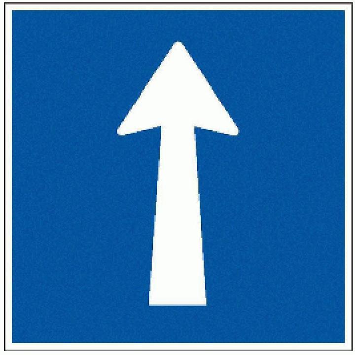 BRW One-way street sign 4.08