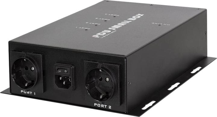 Produktbild LogiLink Smarte IP-Stromverteiler-Box, 4 Ausgänge, SNMP, 10/100 Ethernet Anschluss (4 x, CEE 7/3)