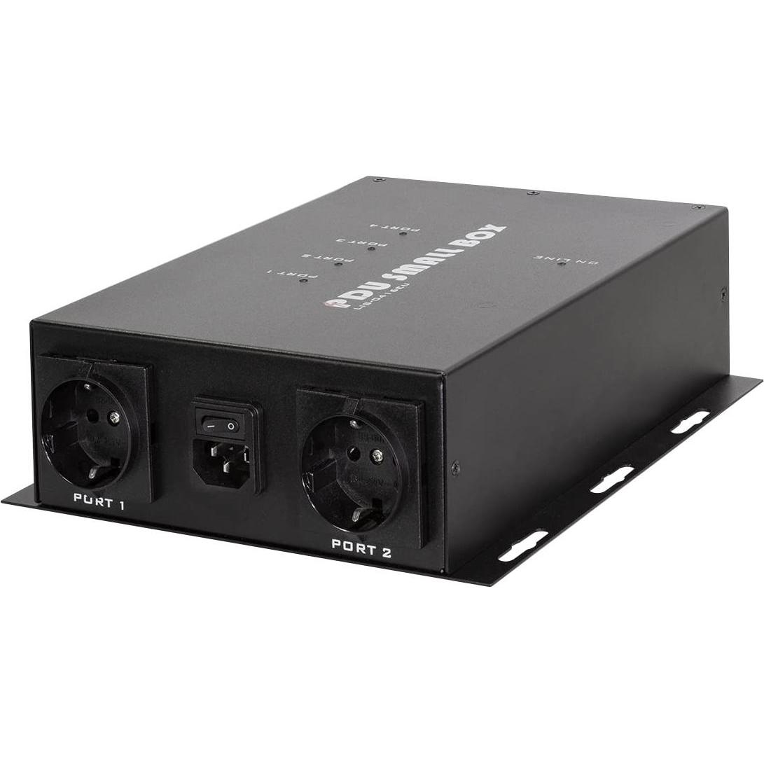 LogiLink, Steckdosenleiste, Smarte IP-Stromverteiler-Box, 4 Ausgänge, SNMP, 10/100 Ethernet Anschluss (4 x, CEE 7/3)