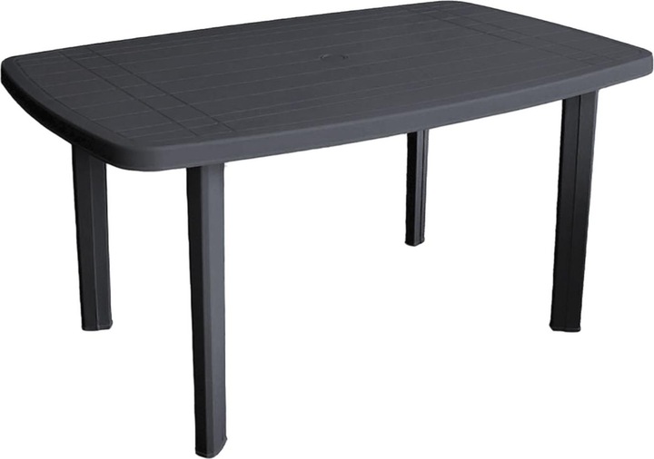 Actual product image Mojawo Anthracite garden table 140x90x72cm (140 cm)