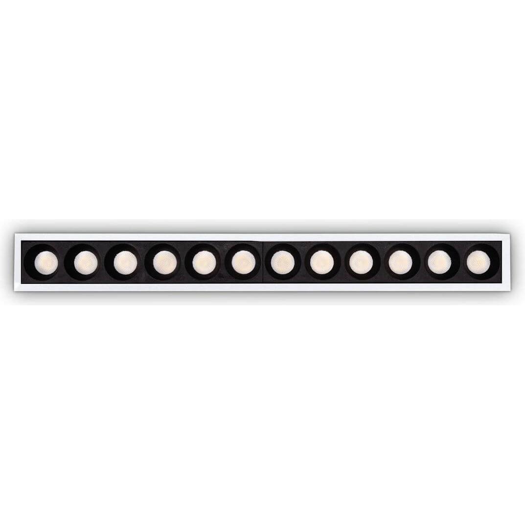Ideal lux, Wandleuchte + Deckenleuchte, LIKA LED Einbauleuchte 10W Weiss warmweiss 327501 (1000 lm)