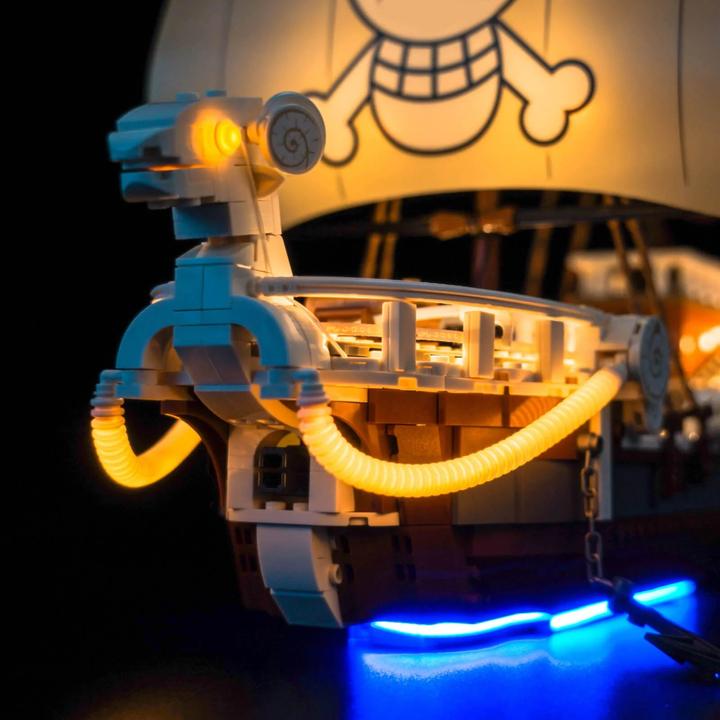 Immagine prodotto BrickBling LED Licht Set für LEGO One Piece: Das Piratenschiff Flying Lamb (75639)