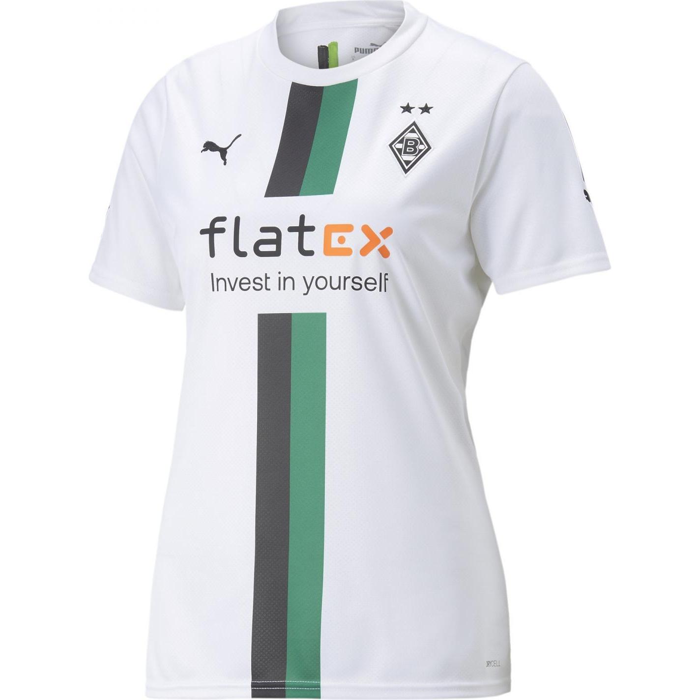 Puma, Herren, Fussballtrikot, BMG Home Jersey Replica W (XXL), Weiss, XXL
