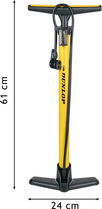Actual product image Dunlop Bicycle floor pump