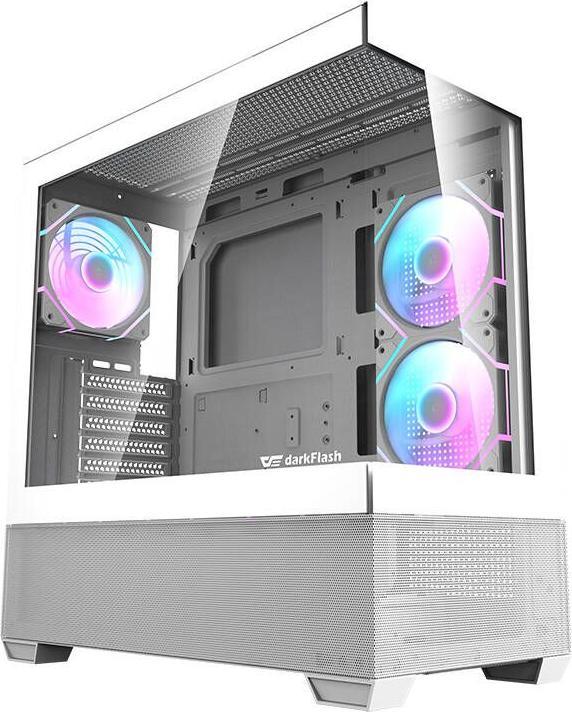 Produktbild Darkflash Tech Computer case DS900 AIR (white) + 7 ARGB Fans