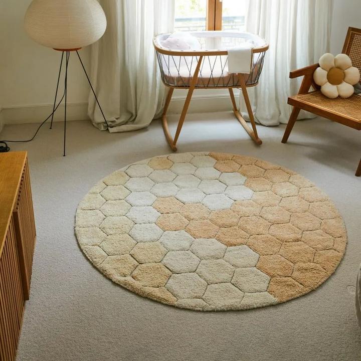Produktbild Lorena Canals Runder Teppich Honeycomb (140 cm)