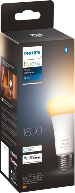 Immagine prodotto Philips Hue Tonalità ambiente bianco (E27, 15 W, 1600 lm, 1 x, F)