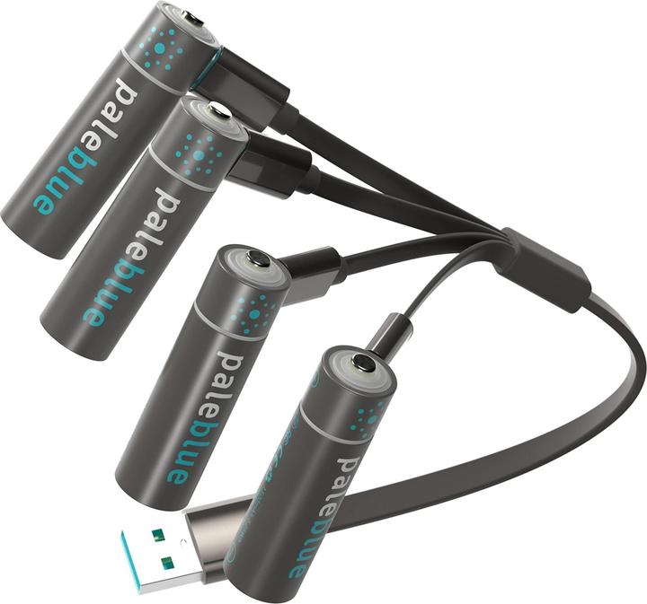 Immagine prodotto Pale Blue AA, confezione da 4 (4 pz., AA, 1560 mAh)