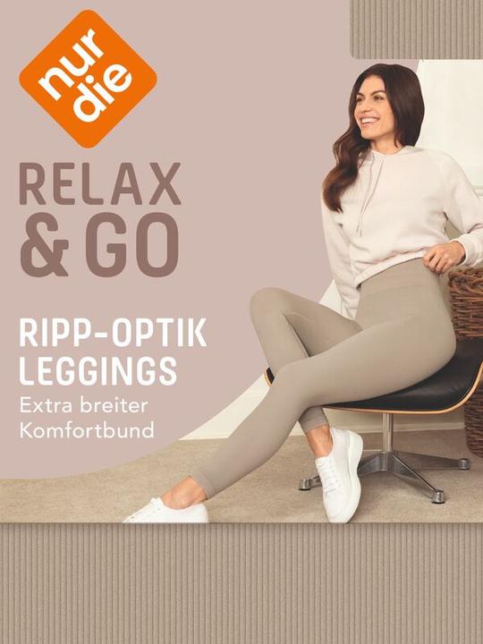 Produktbild Nur Die Ripp-Optik Leggings (36 - 38)