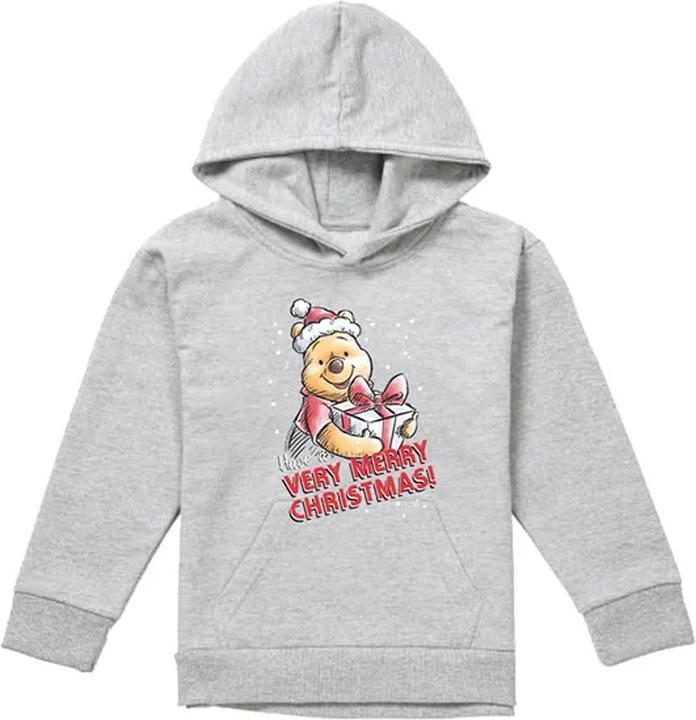 Produktbild Winnie the Pooh Have A Very Merry Christmas! Kapuzenpullover meliert (128)