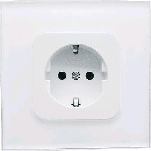 Actual product image EGB V251199 Glass frame 1gang white