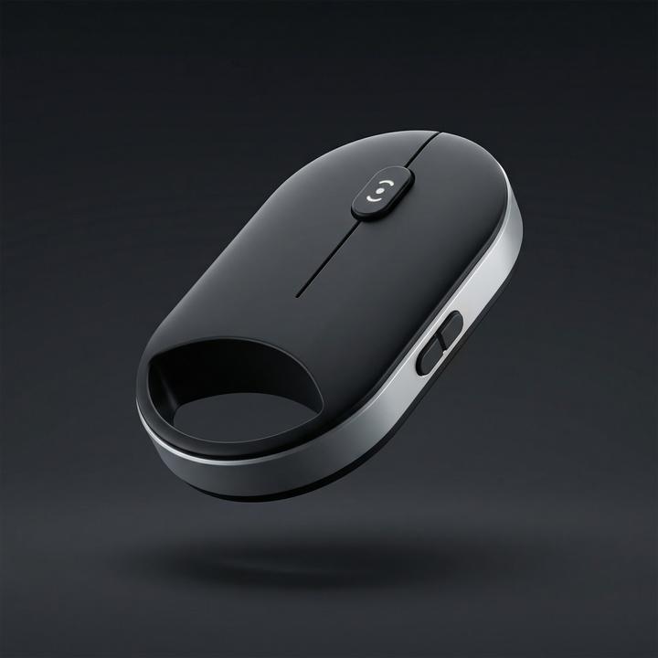 Actual product image CSL Ergonomische Funkmaus für Rechts/Linkshänder, Dual BT & 2,4 GHz, 2477 DPI, leise, USB-C, 2 Geräte (Docking, Wireless)