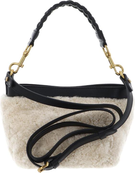 Immagine prodotto Ted Baker Sherbaa Shearling Leather Weave Handle Crossbody