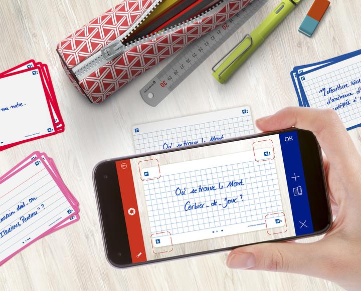 Actual product image Oxford Flash 2.0 index cards, 75 x 125 mm, white squared, 250 gsm, rounded corners, PEFC certified (75 x 125 mm, 250 g/m², 64 x)