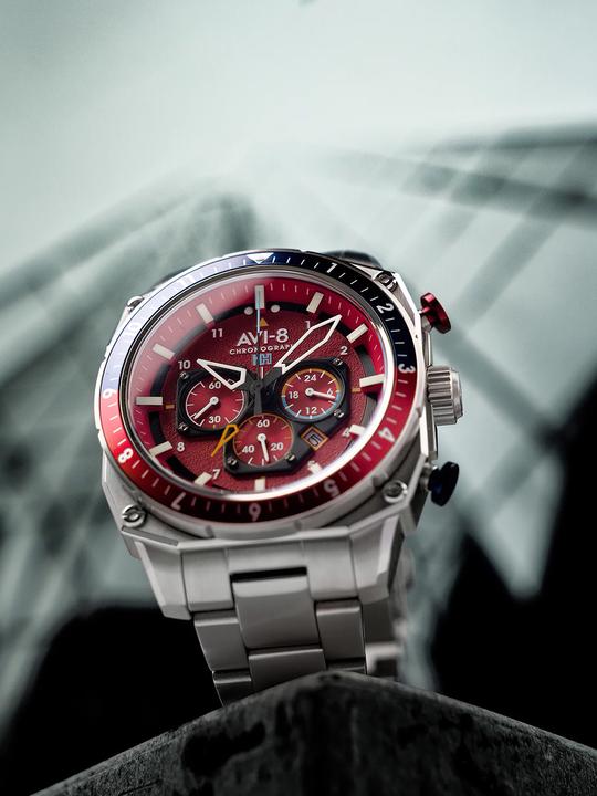 Immagine prodotto AVI-8 AV-4100-22 Hawker Hunter a tempo doppio (Cronografo)