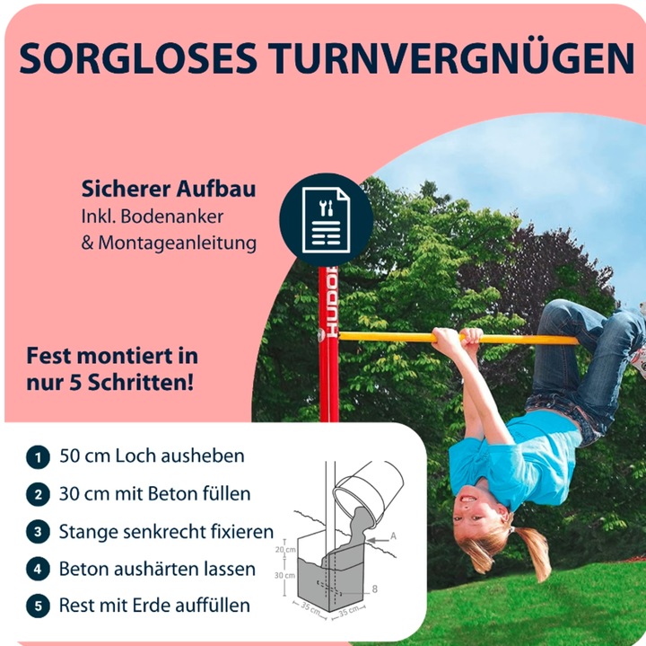 Actual product image Hudora Turnreck Fabian