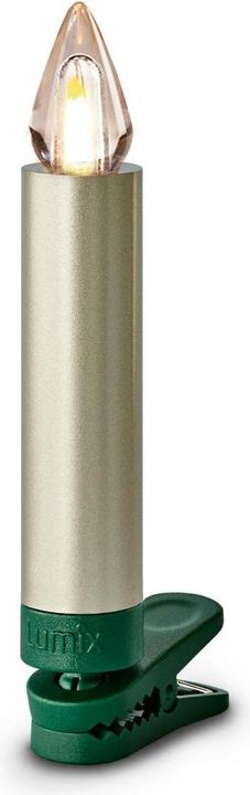 Produktbild Krinner LED Baumkerze SuperLight Flame, Cashmere, 12er-Starter Set