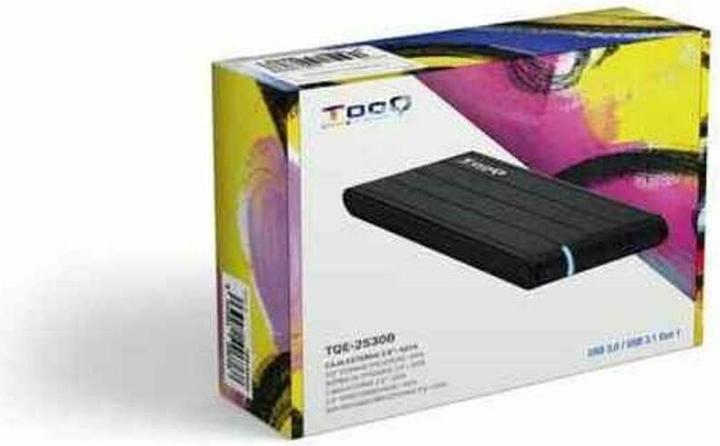 Actual product image Tooq Technology TQE-2530B Storage Drive Enclosure HDD Enclosure Black 2.5" (2.5")