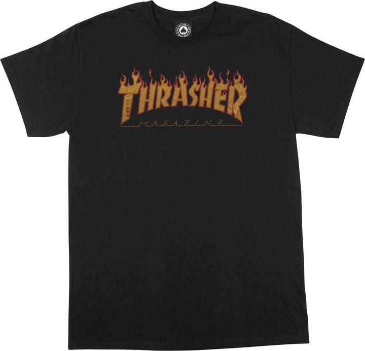 Actual product image Thrasher Flame Halftone T-Shirt (S)
