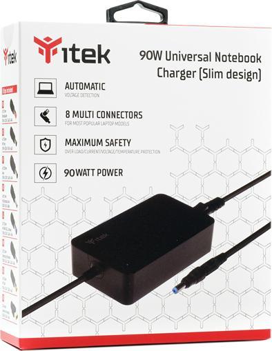 Actual product image Itek ITNBSD90 Adapter and Inverter Internal 90 W Black (90 W)