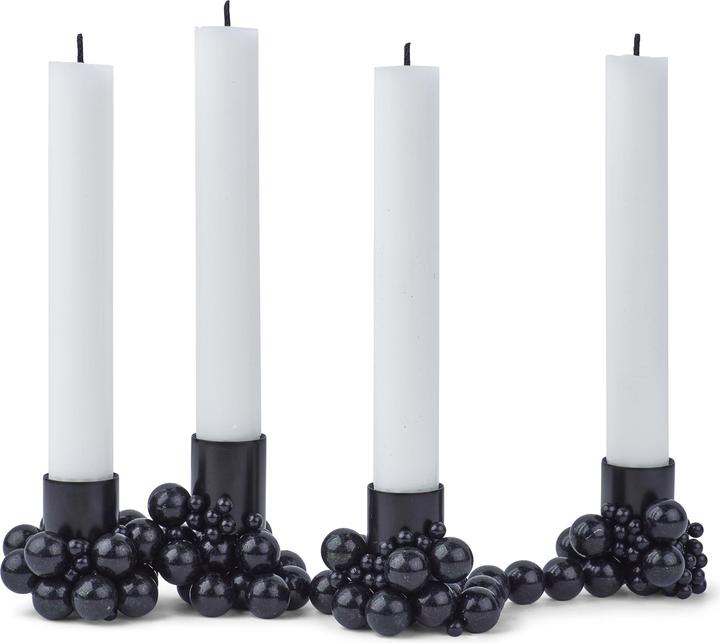 Produktbild Gejst Molekyl 4 - Schwarz Kerzenständer (00041)
