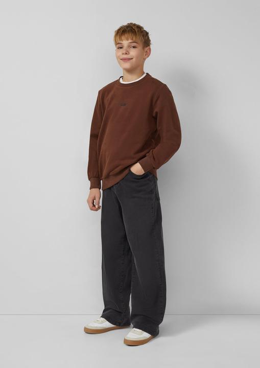 Produktbild s.Oliver Sweatshirt Sweatshirt mit Rücken- und Frontprint im Regular Fit (158, 164)