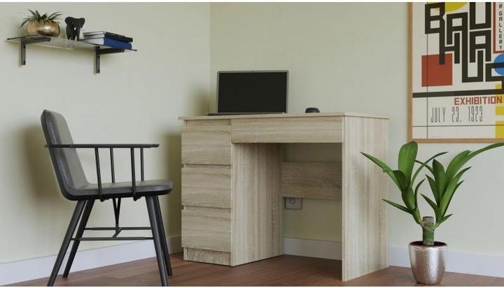 Image du produit Topeshop Bureau Mijas Links Chêne Sonoma (98 x 51 x 76 cm)