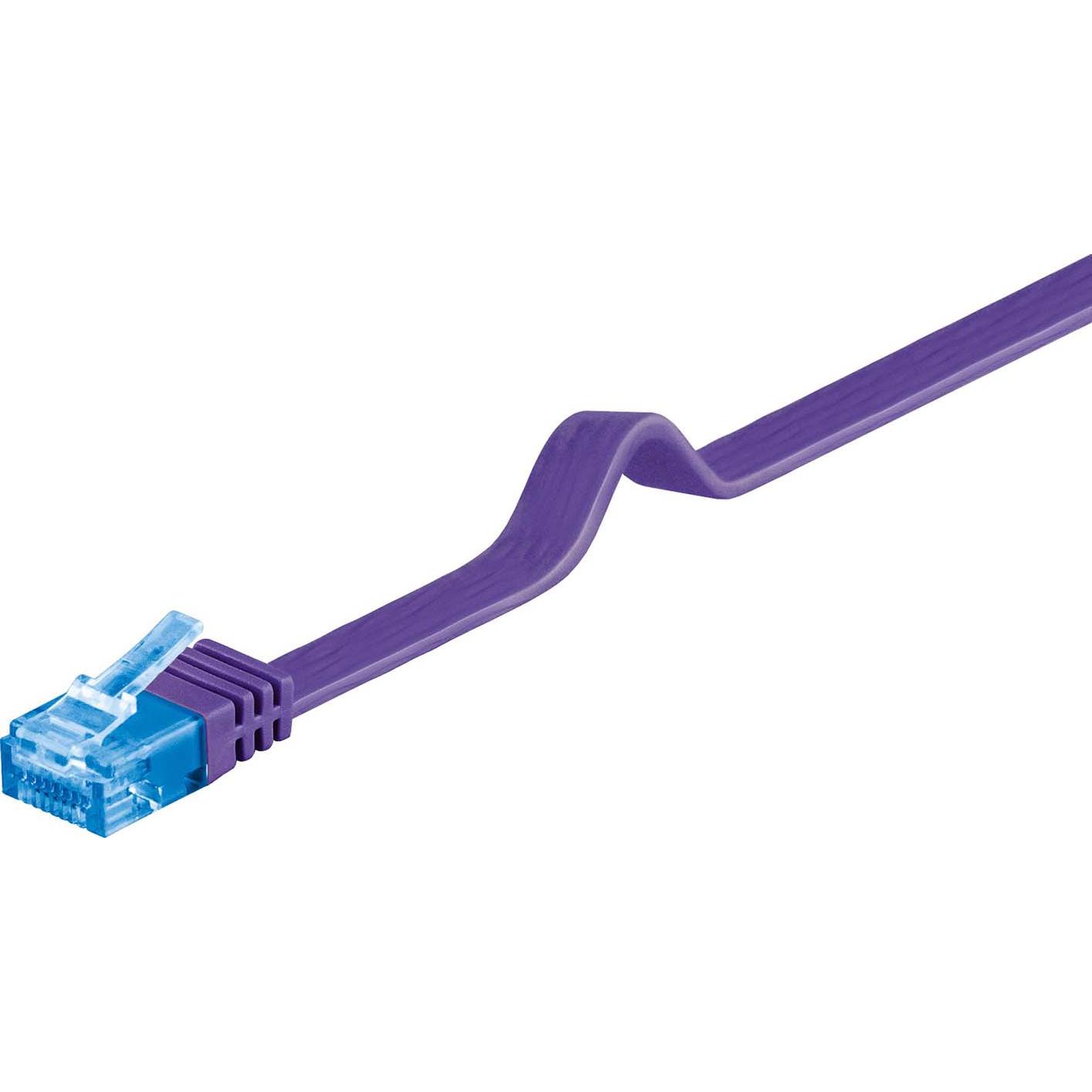 Goobay Patch-Kabel (U/UTP, CAT6a, 0.50 m), Netzwerkkabel